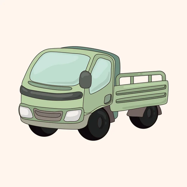 Ciężarówka tematu elementy wektor, eps — Wektor stockowy
