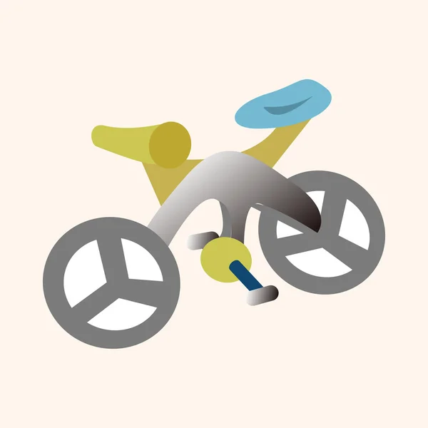 Transport cykel tema element vektor, eps — Stock vektor