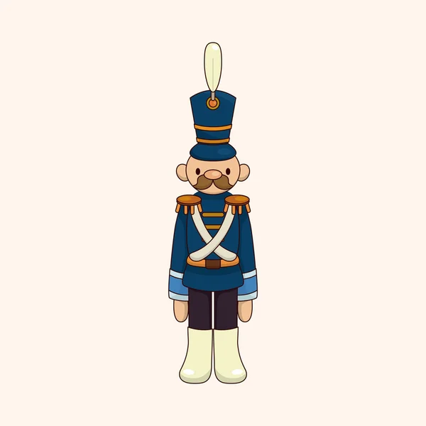 Toy Soldiers theme elements vector,eps — Stock Vector