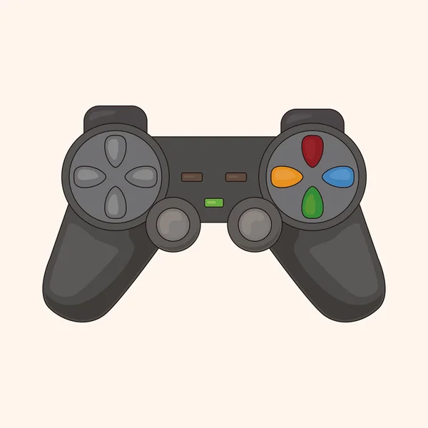 ゲームコントロールのテーマ要素ベクトルEPS — ストックベクタ