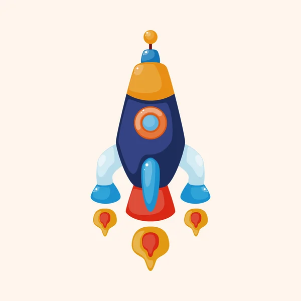 Spaceship theme elements vector,eps — Stock Vector