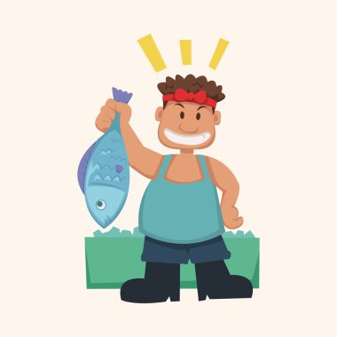 люди тема Фішер елементів векторного, eps