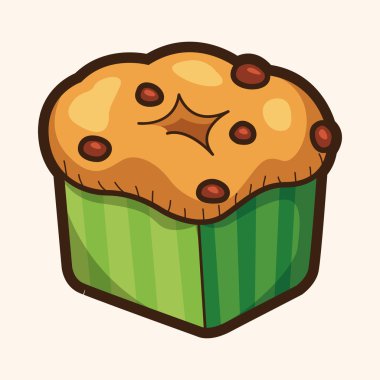 Dekorasyon kek Tema öğeleri vektör, eps10