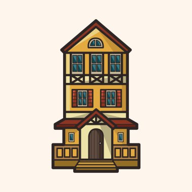 Yapı Tema öğeleri vektör, eps