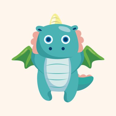 ejderha Tema öğeleri vektör, eps