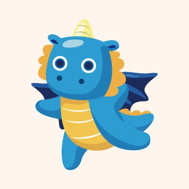 ejderha Tema öğeleri vektör, eps