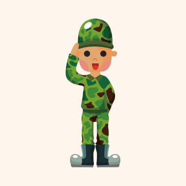 insanlar Tema asker öğeleri