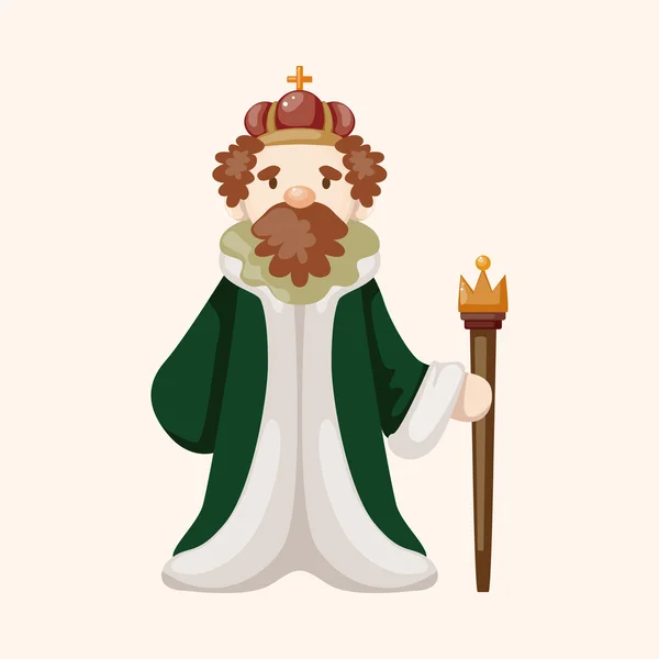 Royal theme king elements vector, eps — стоковый вектор