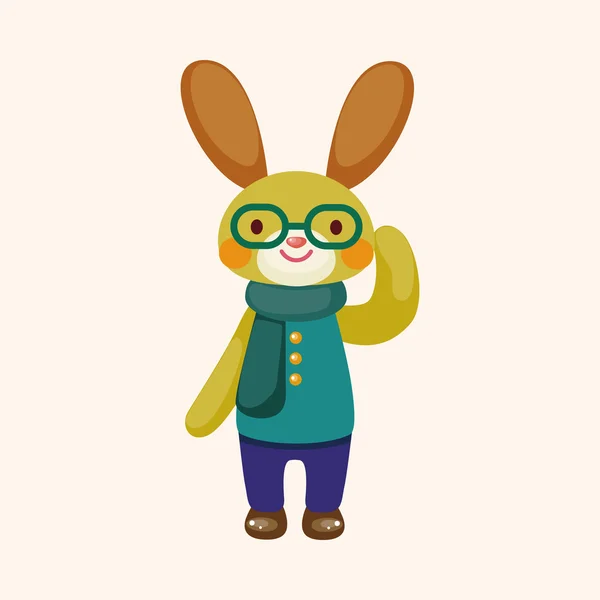 Élément thème lapin vecteur, eps — Image vectorielle