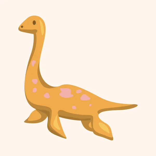 Éléments thème dinosaure vecteur, eps — Image vectorielle