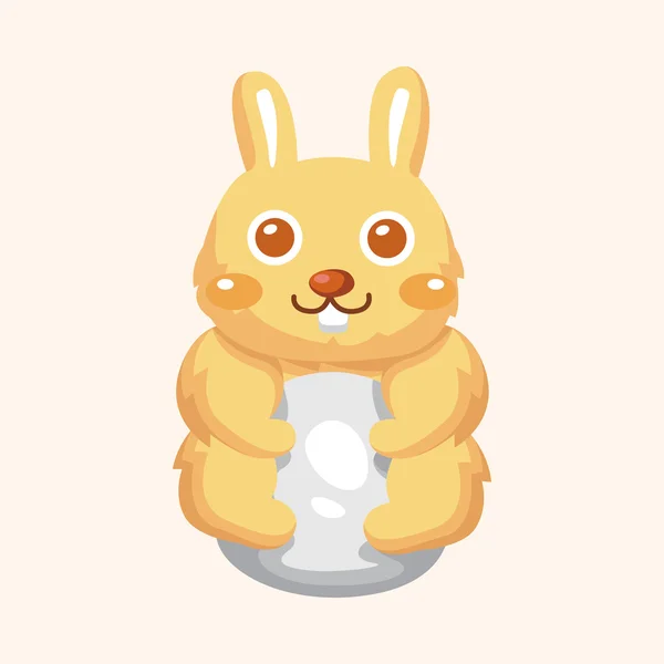 Easter rabbit theme element vector,eps — Stock Vector