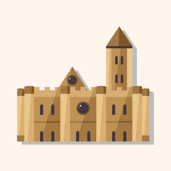Éléments thème château vecteur, eps — Image vectorielle