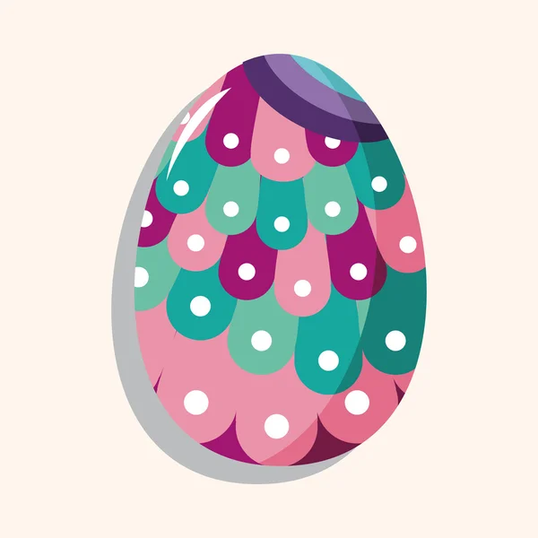 Easter egg theme elements background, eps10 — Vetor de Stock