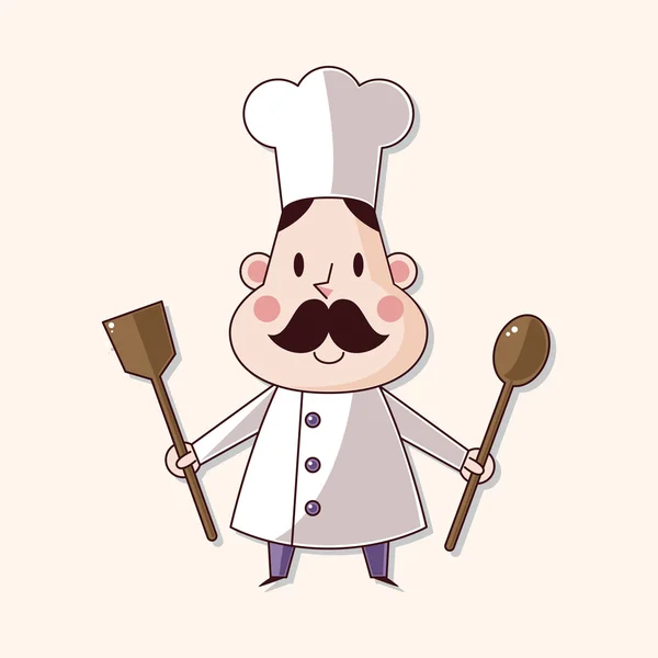 Chef theme elements vector,eps — Stock Vector