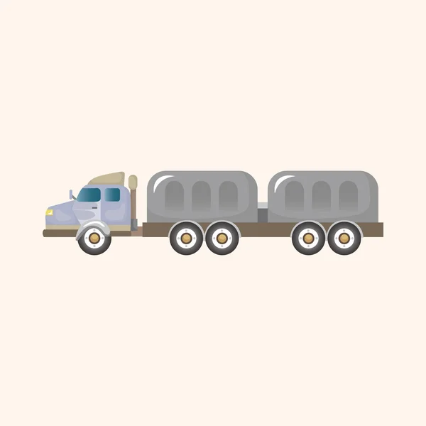 Éléments de thème camion — Image vectorielle
