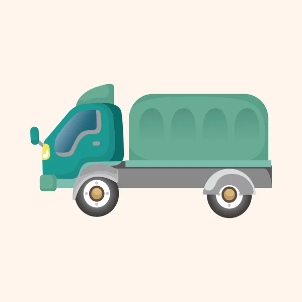 Элементы темы грузовика — стоковый вектор