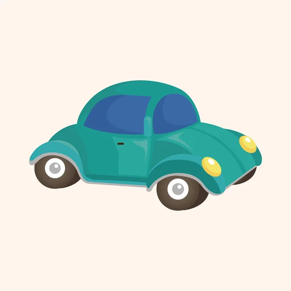 Ulaşım araba tema öğeleri — Stok Vektör