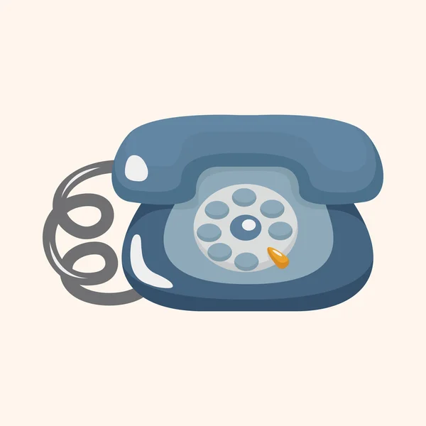 Telefon tema öğeleri — Stok Vektör