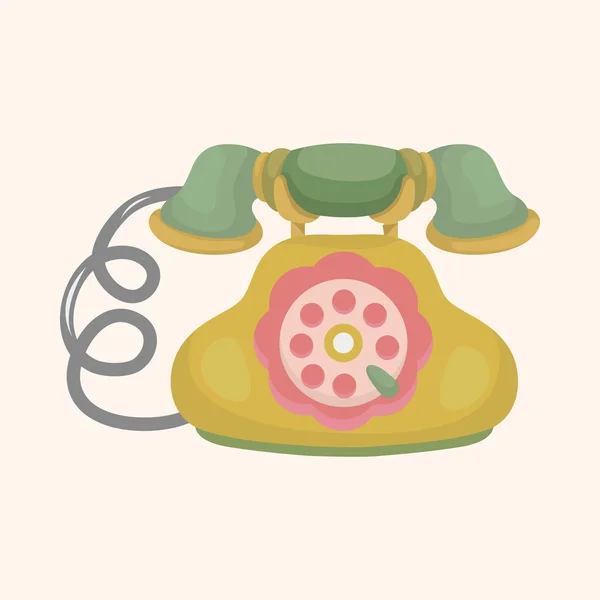 Telefon téma elemek — Stock Vector