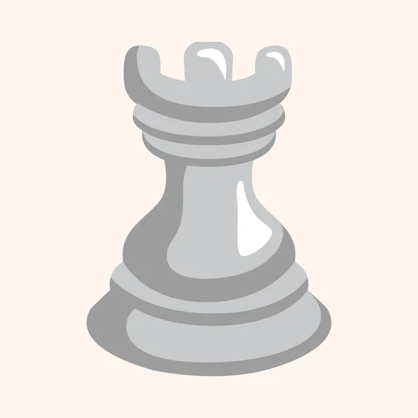 Éléments de thème d'échecs — Image vectorielle