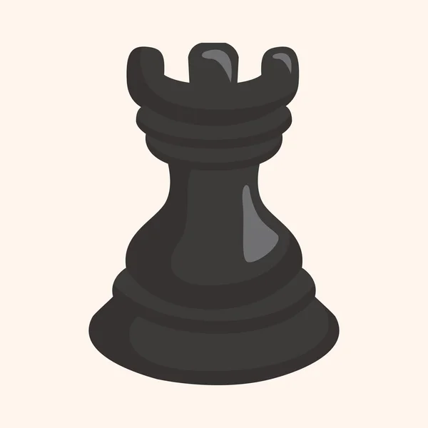 Elementos do tema xadrez —  Vetores de Stock