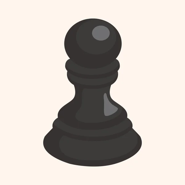 Éléments de thème d'échecs — Image vectorielle