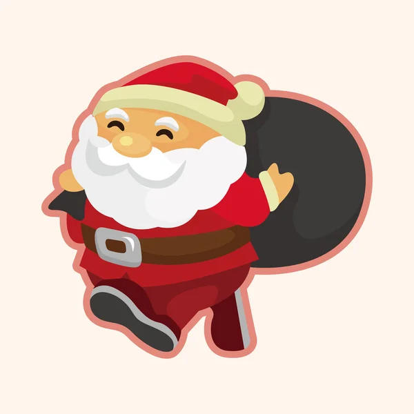 Santa claus theme elements — Stock Vector