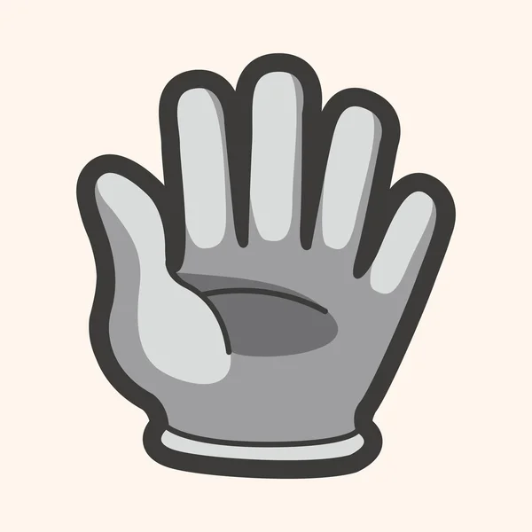 Hand theme elements — Stock Vector