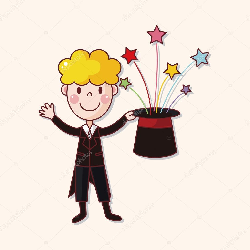 magician theme elements vector,eps