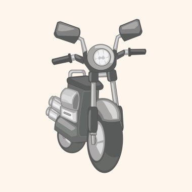 ulaşım motor Tema öğeleri vektör, eps