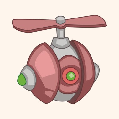 机器人主题元素矢量、 eps