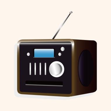 radyo Tema öğeleri vektör, eps