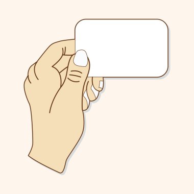 Kağıt Tema öğeleri vektör, eps tutan el