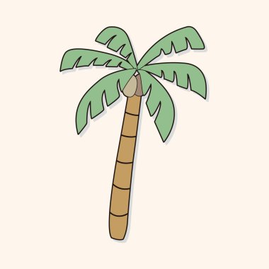 ağaç Tema öğeleri vektör, eps