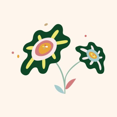 Tema öğeleri vektör çiçek, eps