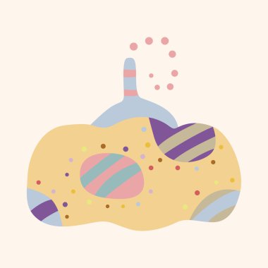 Stil kabak çizgi film öğeleri vektör, eps