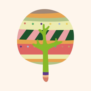 ağaç Tema öğeleri vektör, eps