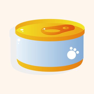 Evde beslenen hayvan kedi maması olabilir Tema eleman vektör, eps10