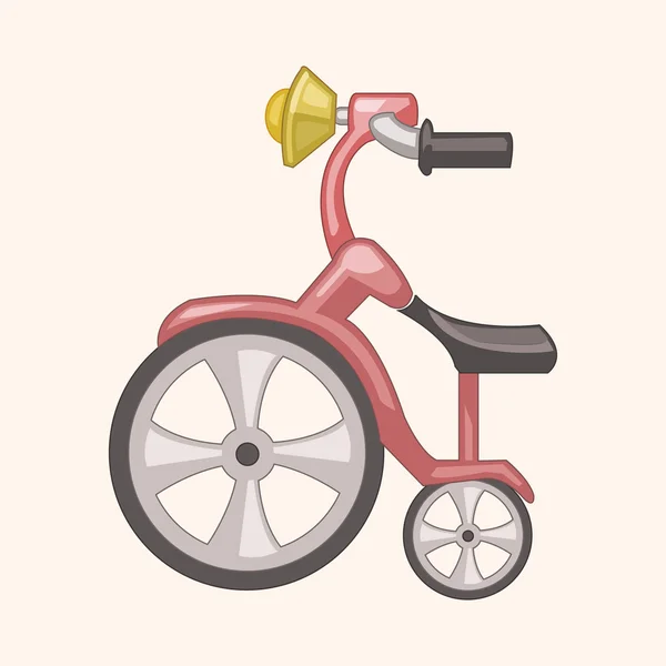 Transporte bicicleta tema elementos vector, eps — ストックベクタ