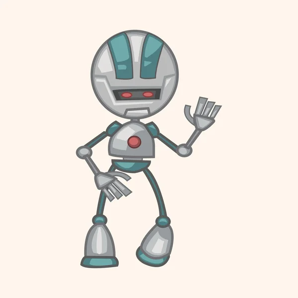 Robot tema elementos vector, eps — Vector de stock