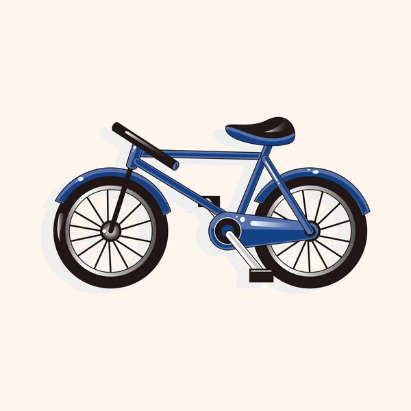 交通自行车主题元素矢量、 eps — 图库矢量图片
