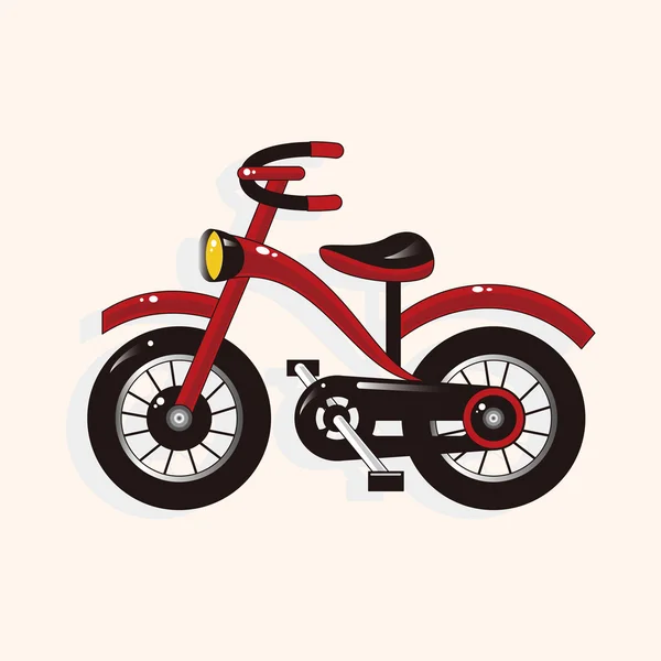 Transporte bicicleta tema elementos vector, eps — ストックベクタ