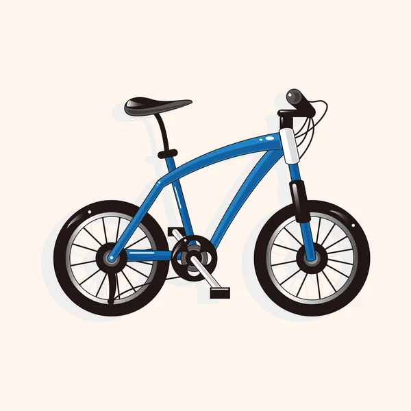 Transporte bicicleta tema elementos vector, eps — Wektor stockowy