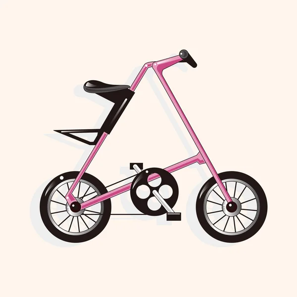 Transporte bicicleta tema elementos vector, eps — Wektor stockowy