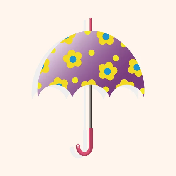 Parapluie éléments thème vecteur, eps — Image vectorielle