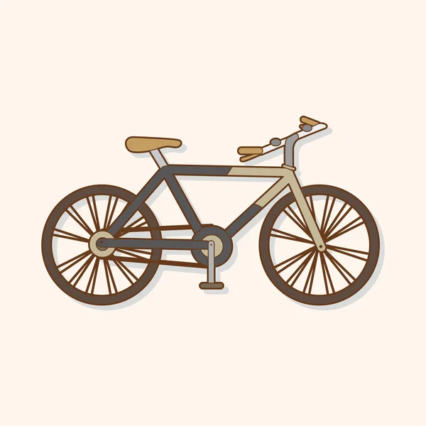 Transport fiets thema elementen vector, eps — Stockvector