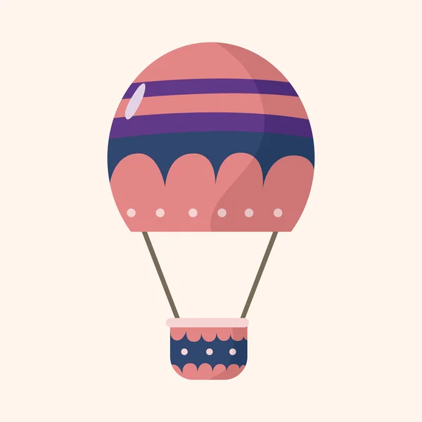 Stijl hete lucht ballon thema elementen vector, eps — Stockvector