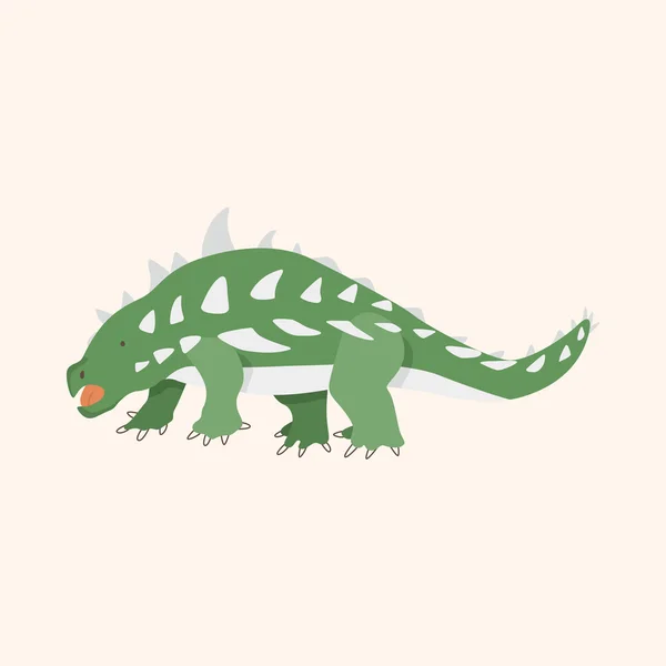 Dinosaure éléments de thème de dessin animé vecteur, eps — Image vectorielle