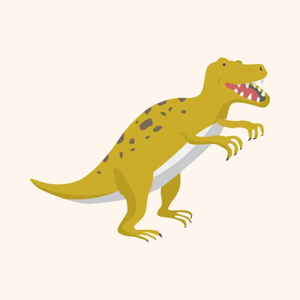 Dinosaure éléments de thème de dessin animé vecteur, eps — Image vectorielle