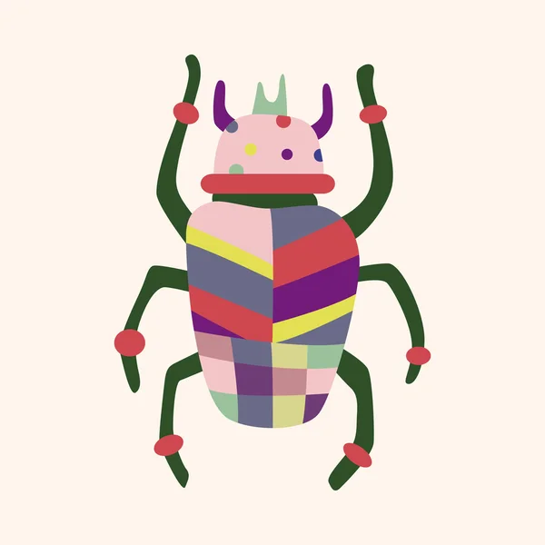 Bug elementos de dibujos animados vector, eps — Archivo Imágenes Vectoriales